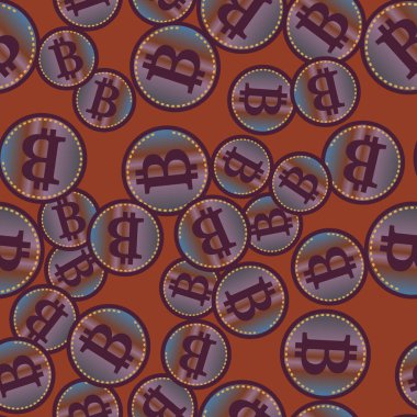 bitcoins parlak parlak pahalı sikkeleri ile Seamless modeli 