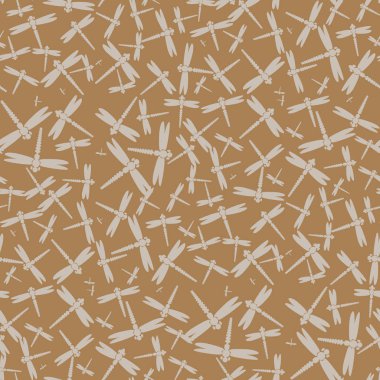 Dekoratif renkli seamless modeli ile şirin yusufçuk