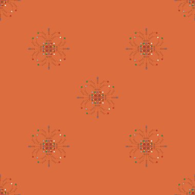 Vintage seamless modeli, vektör çizim 