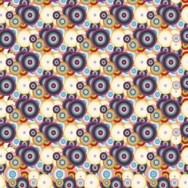 Daireler, arka plan ile soyut geometrik seamless modeli