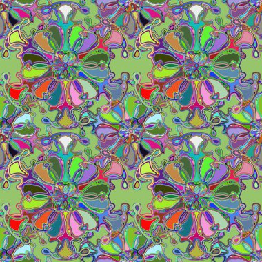 Soyut kaleydoskop renkli Dikişsiz desen arka planı için. 