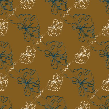 Çok renkli yay ve kurdeleler parlak seamless modeli.