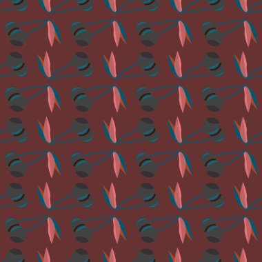 kiraz seamless modeli. Tekstil Ambalaj ve duvar kağıtları için iyi.