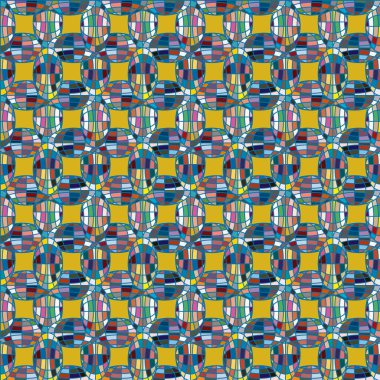 Renk seamless modeli ile işbirliği dünya küre.