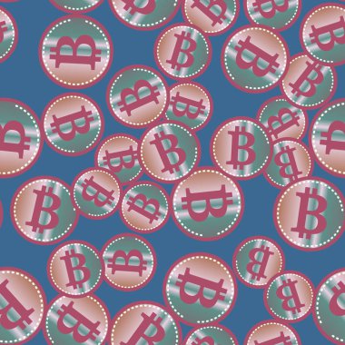 bitcoins parlak parlak pahalı sikkeleri ile Seamless modeli 