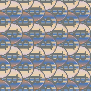 bitcoins parlak parlak pahalı sikkeleri ile Seamless modeli 