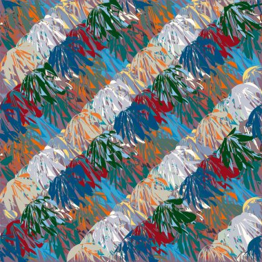 Soyut geometrik renkli seamless modeli, arka plan