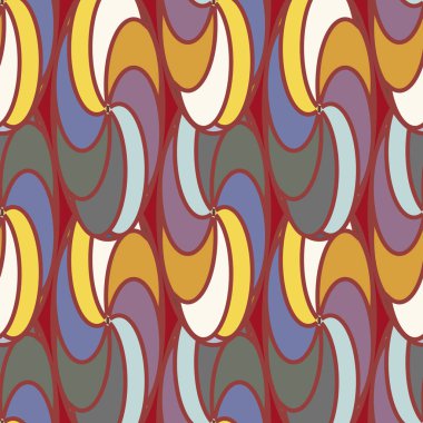 soyut geometrik renk desenli vektör çizimi