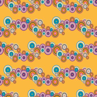 Soyut geometrik renkli seamless modeli daireler, arka plan ile