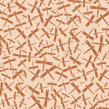 Dekoratif renkli seamless modeli ile şirin yusufçuk