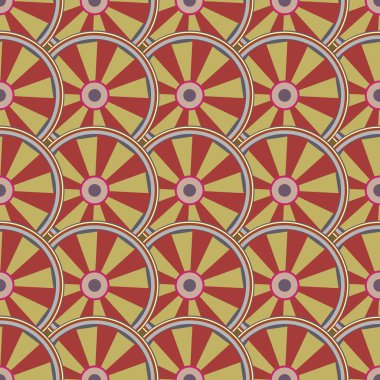 soyut geometrik renk desenli vektör çizimi