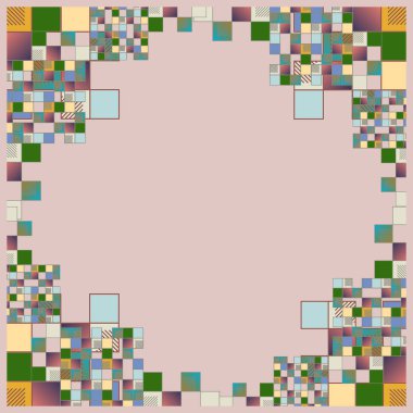 soyut geometrik renksiz desen