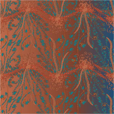 Soyut geometrik renkli seamless modeli, arka plan