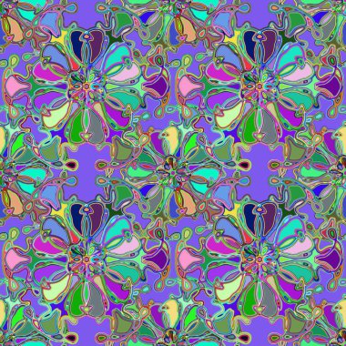 Soyut kaleydoskop renkli Dikişsiz desen arka planı için. 