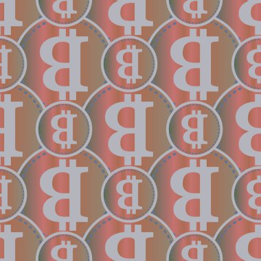 bitcoins parlak parlak pahalı sikkeleri ile Seamless modeli 