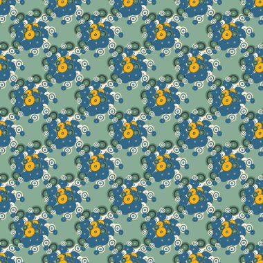 Soyut geometrik renkli seamless modeli daireler, arka plan ile