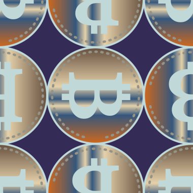 bitcoins parlak parlak pahalı sikkeleri ile Seamless modeli 