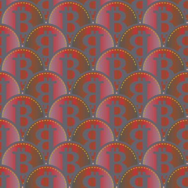 bitcoins parlak parlak pahalı sikkeleri ile Seamless modeli 