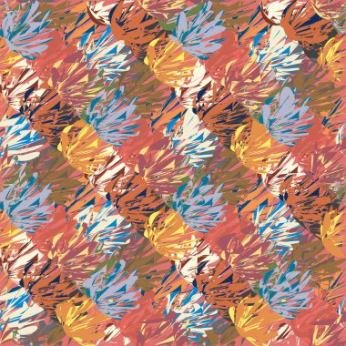 Soyut geometrik renkli seamless modeli, arka plan