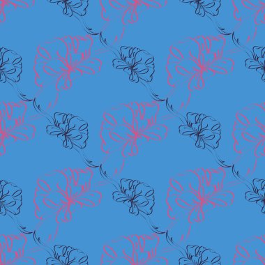 Çok renkli yay ve kurdeleler parlak seamless modeli.