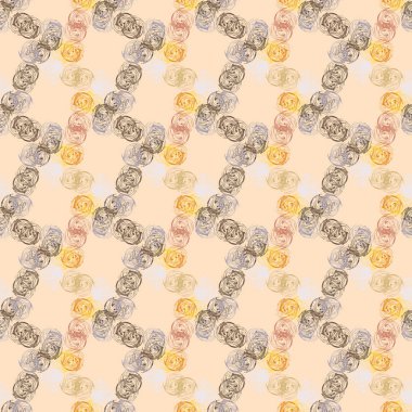 Soyut geometrik renkli seamless modeli, arka plan