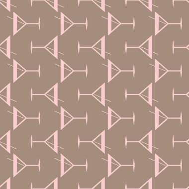 Tropik kokteyller renkli seamless modeli