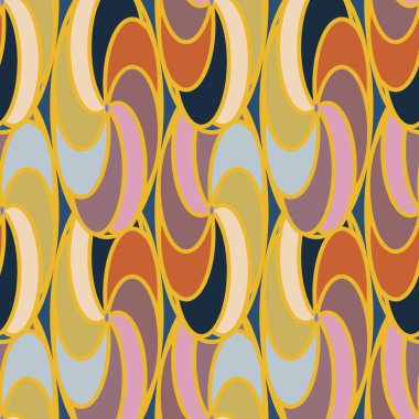 soyut geometrik renk desenli vektör çizimi