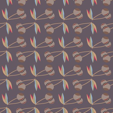 kiraz seamless modeli. Tekstil Ambalaj ve duvar kağıtları için iyi.