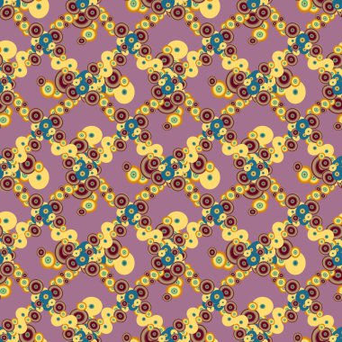 Soyut geometrik renkli seamless modeli daireler, arka plan ile