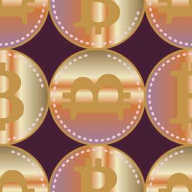 bitcoins parlak parlak pahalı sikkeleri ile Seamless modeli 