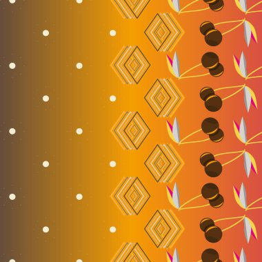 kiraz seamless modeli. Tekstil Ambalaj ve duvar kağıtları için iyi.