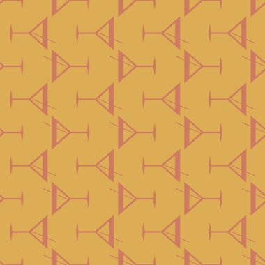 Tropik kokteyller renkli seamless modeli