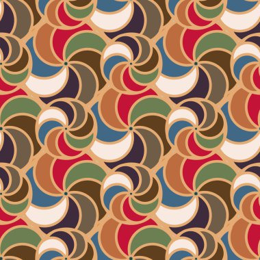 soyut geometrik renk desenli vektör çizimi