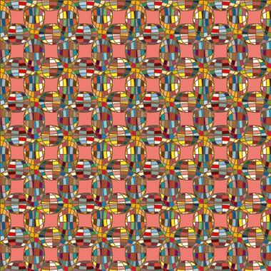 Renk seamless modeli ile işbirliği dünya küre.