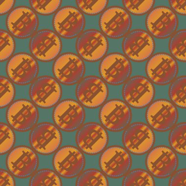 bitcoins parlak parlak pahalı sikkeleri ile Seamless modeli 