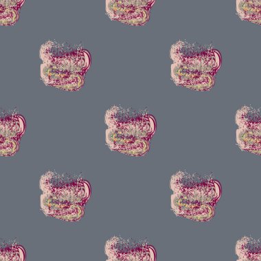 Bulutlar Dikişsiz desen şeklinde suluboya soyut leke.