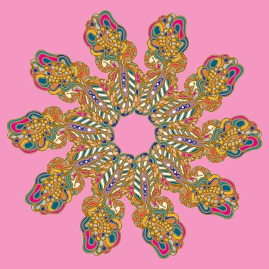 Stil zentangle yeni simetrik mandala doodle ile sanat esin kaynağı oldu. Duvar kağıdı, desen dolgularını, web sayfaları, yüzey dokuları için dekoratif nesne-ebilmek var olmak kullanılmış.