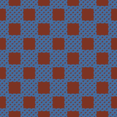 Soyut hasır geometrik seamless modeli. Vektör çizim 