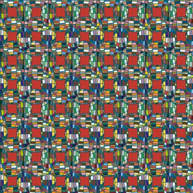 Renk seamless modeli ile işbirliği dünya küre.