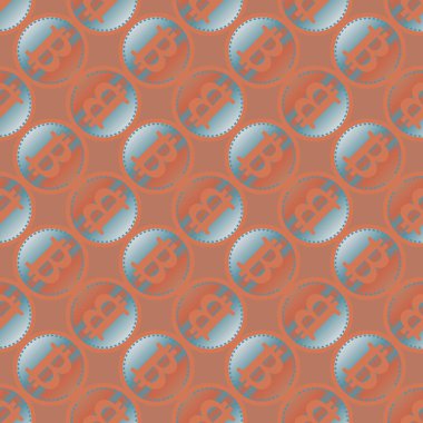 bitcoins parlak parlak pahalı sikkeleri ile Seamless modeli 