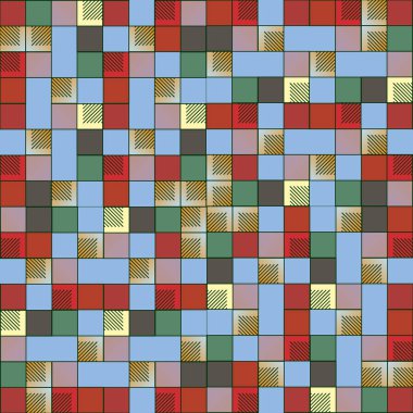 soyut geometrik renksiz desen