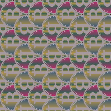 bitcoins parlak parlak pahalı sikkeleri ile Seamless modeli 