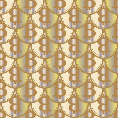 bitcoins parlak parlak pahalı sikkeleri ile Seamless modeli 