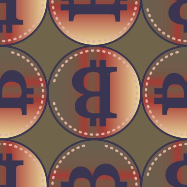 bitcoins parlak parlak pahalı sikkeleri ile Seamless modeli 