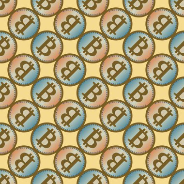 bitcoins parlak parlak pahalı sikkeleri ile Seamless modeli 