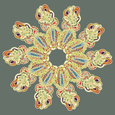 Stil zentangle yeni simetrik mandala doodle ile sanat esin kaynağı oldu. Duvar kağıdı, desen dolgularını, web sayfaları, yüzey dokuları için dekoratif nesne-ebilmek var olmak kullanılmış.