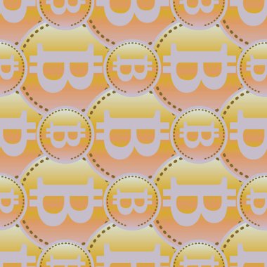 bitcoins parlak parlak pahalı sikkeleri ile Seamless modeli 