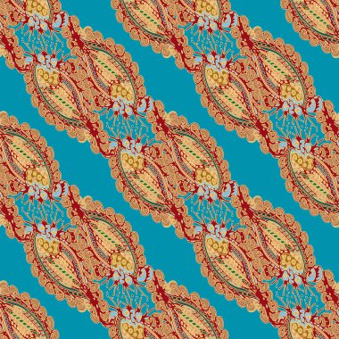 Soyut Dikişsiz renkli desen, vektör çizim