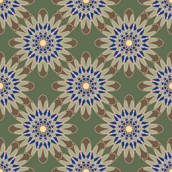  soyut çiçek geometrik Dikişsiz desen arka planı için