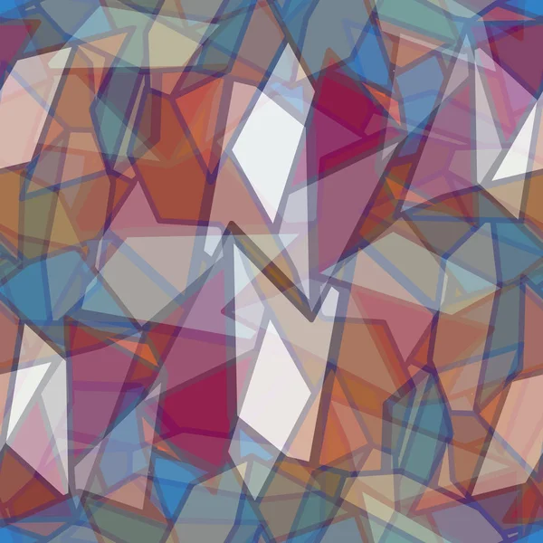 Abstract Geometrisch Kleurrijk Naadloos Patroon Voor Achtergrond — Stockvector